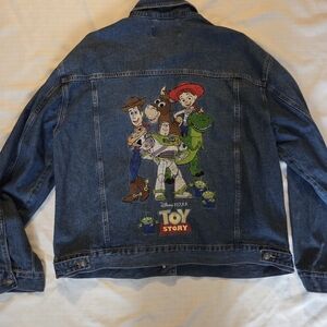 Disney Toy Story 25Anniversary Denim Jacket Adult XL, Unisex